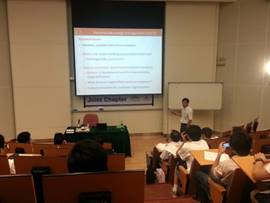Dr. Tan presents his topic 1
