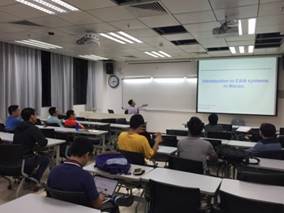 Eng. Tai presents his topic