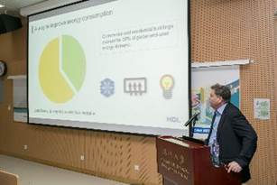 Mr. Greg Human presents his talk